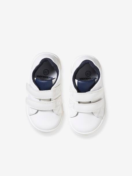 Baby-Sneakers mit Klettverschluss weiss 