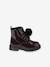 Baby Lack-Boots mit Reissverschluss bordeaux 