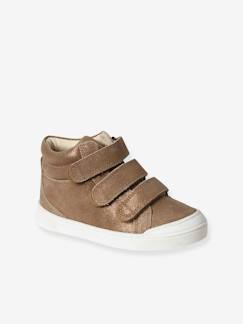 Baskets MID cuir scratchées fille collection maternelle