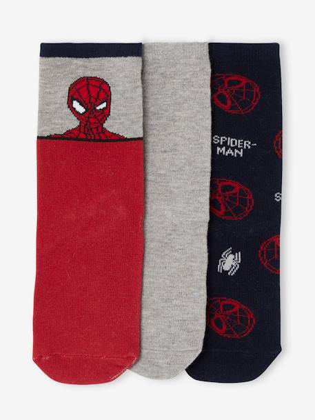Lot de 3 paires de chaussettes Marvel® Spider-Man rouge 