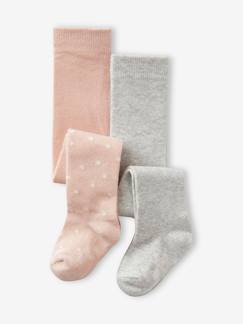 Baby-Socken, Strumpfhose-2er-Pack Mädchen Baby Strumpfhosen Oeko-Tex