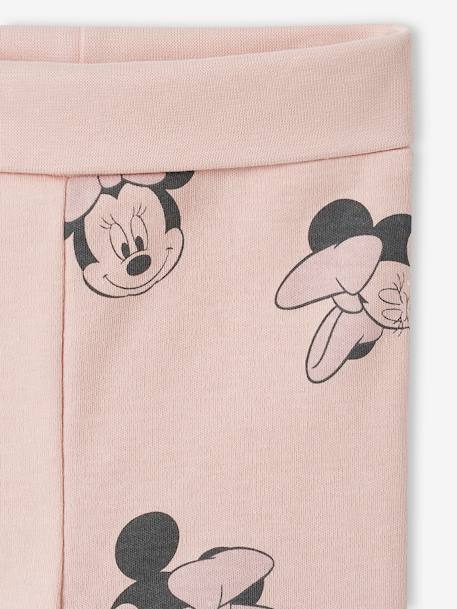 Mädchen Baby-Set Disney MINNIE MAUS: Body, Leggings & Mütze weiss/puderrosa 