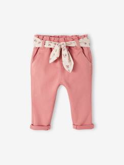 Bébé-Pantalon avec ceinture en tissu bébé