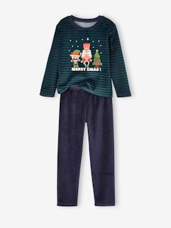 Junge-Pyjama, Overall-Jungen Weihnachts-Schlafanzug