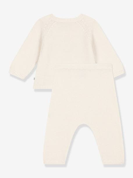 Ensemble 2 pièces PETIT BATEAU blanc imprimé 