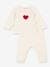 2-teiliges Baby-Set aus Strick PETIT BATEAU weiss bedruckt 