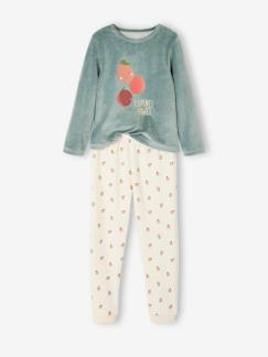 Mädchen-Pyjama, Overall-Mädchen Samt-Schlafanzug, Früchte