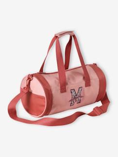 Schultasche und Bastelschürze-Mädchen-Accessoires-Sporttasche für Mädchen, zweifarbig, Glitteraufdruck