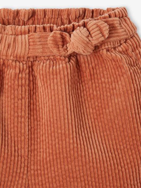 Baby Cord-Shorts rostfarben 