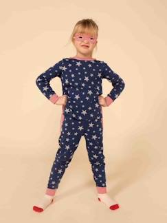 Fille-Pyjama, surpyjama-Pyjama déguisement phosphorescent en coton PETIT BATEAU
