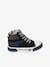 Warme Kinder High-Sneakers, Anziehtrick schwarz 