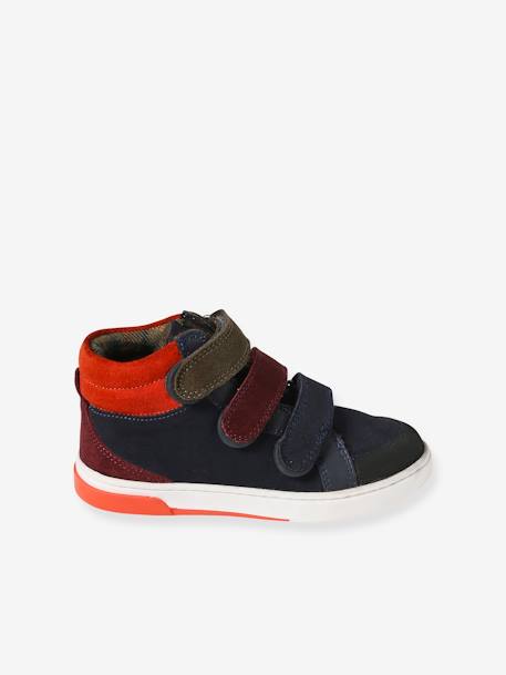 Kinder High-Sneakers, Anziehtrick marine 
