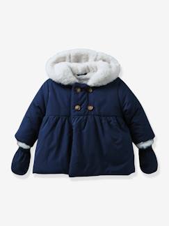 Baby-Mantel, Overall, Ausfahrsack-Baby Steppjacke CYRILLUS mit Recycling-Wattierung