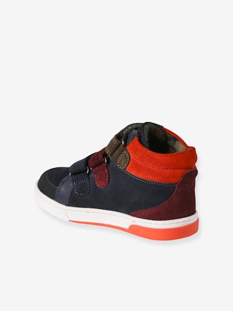 Kinder High-Sneakers, Anziehtrick marine 