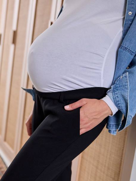 Röhrenhose für die Schwangerschaft schwarz 