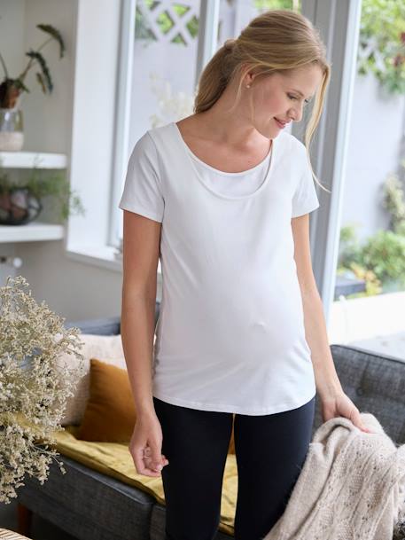 Kit 3 T-shirts spécial grossesse et allaitement noir 
