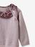 Baby Pullover mit Liberty-Kragen CYRILLUS rosa bedruckt 