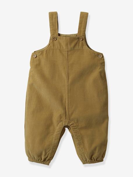 Warme Baby Latzhose CYRILLUS goldfarben 