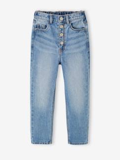 Unverwüstlichen und Passgenauen Hosen-Mädchen-Hose-Jeans "Mom fit" Die Passgenaue für Mädchen SLIM