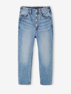 Mädchen-Jeans "Mom fit" Die Passgenaue für Mädchen SLIM