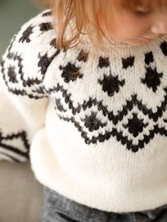 Baby-Pullover, Strickjacke, Sweatshirt-Pullover-Baby-Jaquard-Pullover