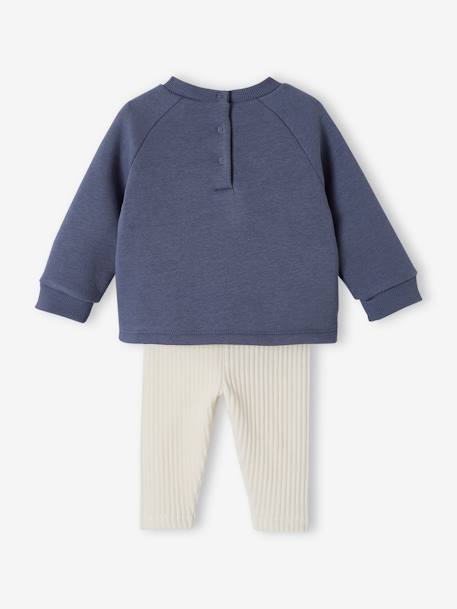Mädchen Baby-Set Disney MINNIE MAUS: Sweatshirt & Cordhose dunkelblau 