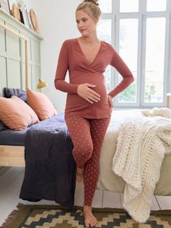Umstandsmode-Pyjama, Homewear-Umstandspyjama, Schwangerschaft und Stillzeit