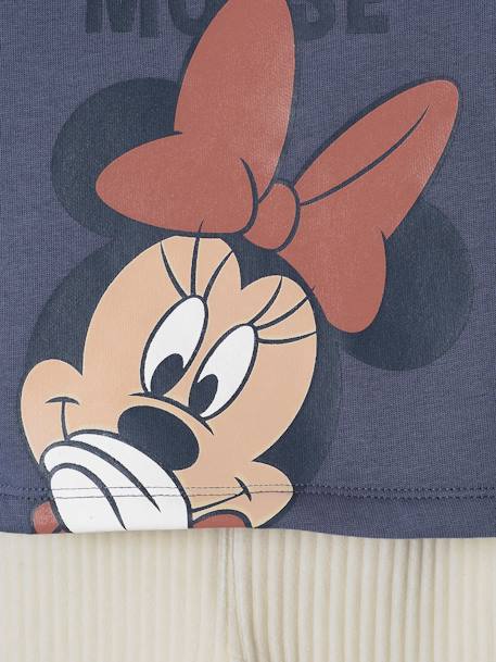 Ensemble Disney® bébé fille sweat molleton + pantalon velours bleu ardoise 