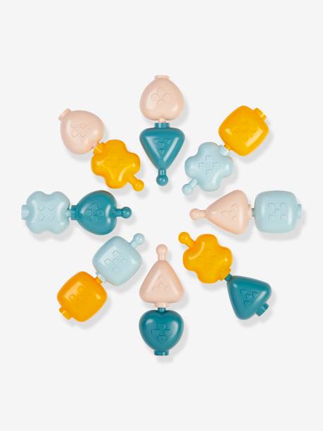 Perles emboitables 16 pces  - ECOIFFIER bleu ciel 