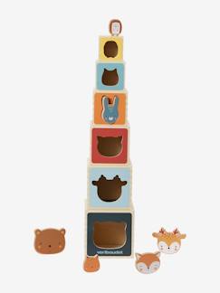 Baby Stapelturm mit Steckspiel aus Holz FSC®