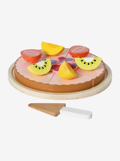 Spielzeug-Nachahmungsspiele-Kinder Früchte-Tarte aus Holz FSC®