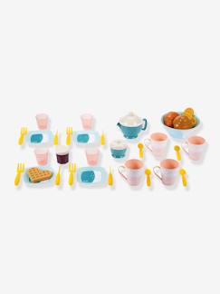 Spielzeug-Nachahmungsspiele-Küche, Geschirr und Lebensmittel-Kinder Frühstücks-Set VERT AZUR ECOIFFIER
