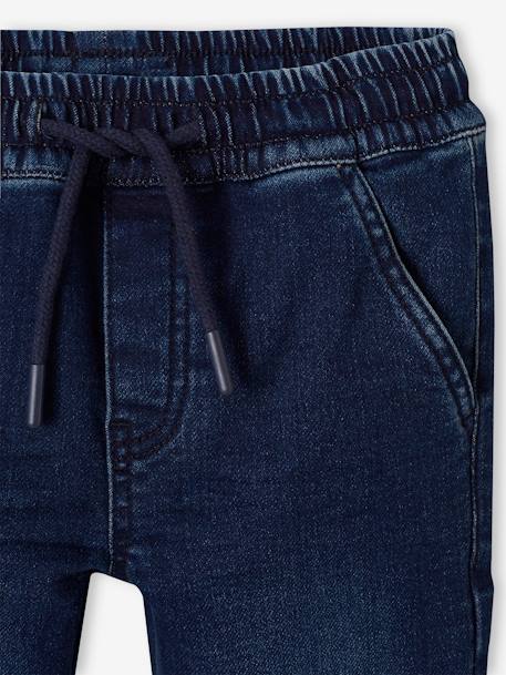 Pantalon en molleton effet denim facile à enfiler garçon denim brut+DENIM GRIS CLAIR+stone 