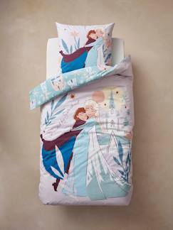 Tous leurs héros-Linge de maison et décoration-Linge de lit enfant-Parure housse de couette + taie d'oreiller enfant Disney® Reine des Neiges