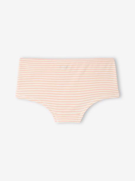 Lot de 4 shorties fille fantaisie BASICS écru 