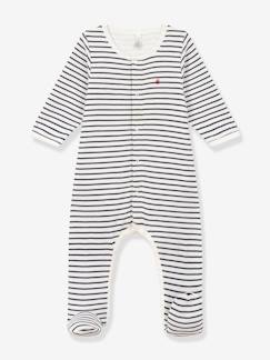 Baby-Strampler, Pyjama, Overall-Baby 2-in-1-Strampler Bodyjama PETIT BATEAU