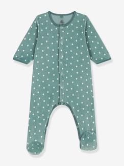 Baby-Strampler, Pyjama, Overall-Baby Samt-Strampler mit Sternen PETIT BATEAU