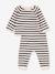 Baby-Set: Hose & Wickeljacke PETIT BATEAU beige bedruckt 