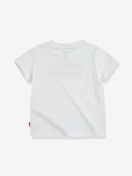 Jungen T-Shirt Batwing Levi's blanc+bleu 