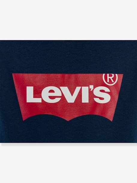 Kapuzen-Sweatshirt Batwing Screenprint Levi's® blau+rot+schwarz 