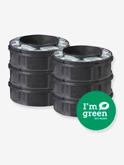 Puériculture-Lot de 6 recharges pour poubelles à couches Tec et Twist & Click TOMMEE TIPPEE Sangenic en plastique recyclé