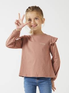 Mädchen-T-Shirt, Unterziehpulli-Mädchen Blusenshirt BASIC