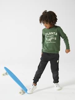 Garçon-Vêtements de sport-Pantalon jogging Basics garçon en molleton