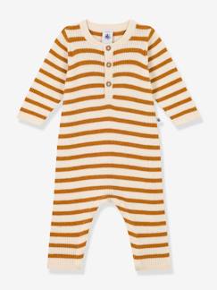Combinaison rayée en tricot bébé PETIT BATEAU