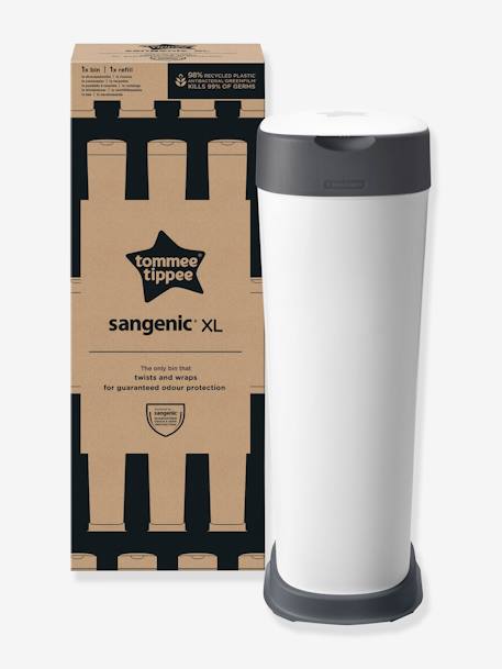 Poubelle Twist & Click XL Tommee Tippee Sangenic blanc 