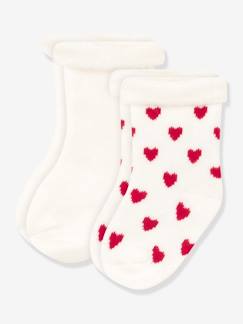 Baby-Socken, Strumpfhose-2er-Pack Baby Stricksocken PETIT BATEAU