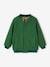 Manteau style teddy fille en lainage bouclettes vert anglais 