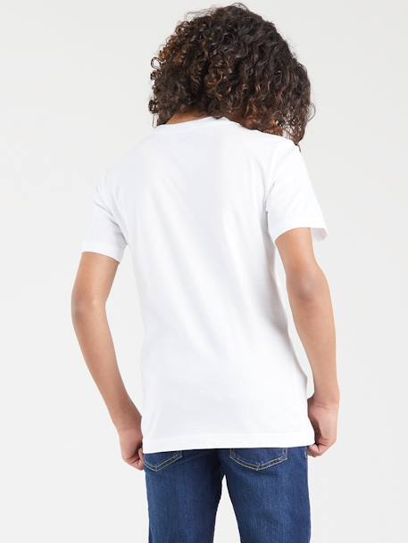 Jungen T-Shirt Batwing Levi's blanc+bleu 