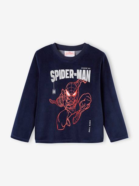 Jungen Samt-Pyjama MARVEL SPIDERMAN marine 