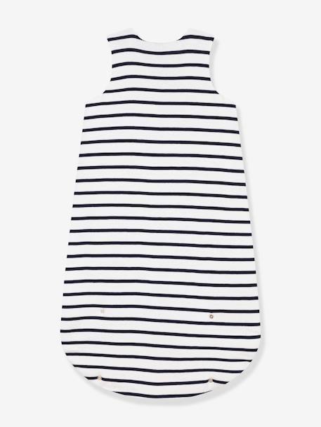 Gigoteuse à rayures en coton PETIT BATEAU blanc imprimé 